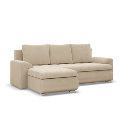 FORESTA LL Poso Corner Sofa, Side - LEFT, Color - BEIGE