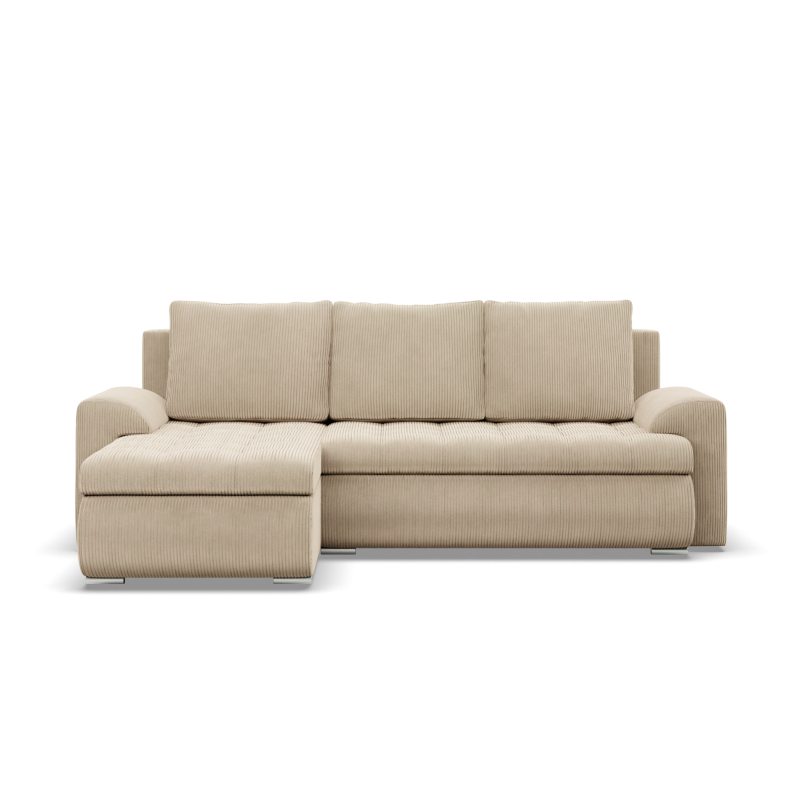 Ecksofa FORESTA LL Poso, Seite - LINKS, Farbe - BEIGE