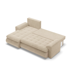 Ecksofa FORESTA LL Poso, Seite - LINKS, Farbe - BEIGE