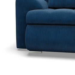 FORESTA LL Poso Corner Sofa, Side - RIGHT, Color - NAVY BLUE
