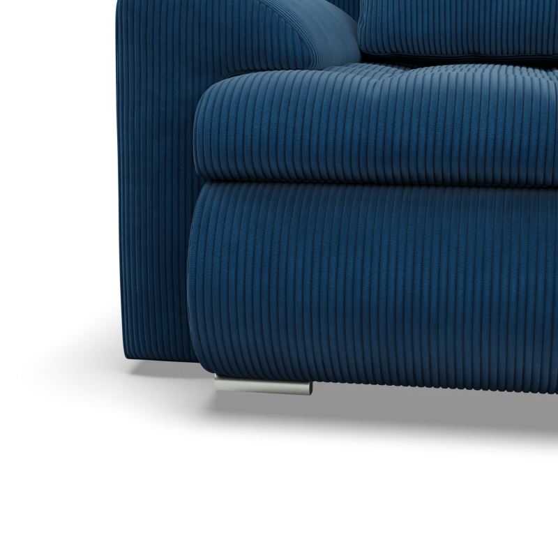 FORESTA LL Poso Corner Sofa, Side - RIGHT, Color - NAVY BLUE