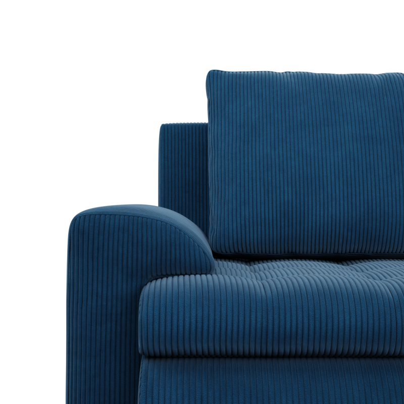 FORESTA LL Poso Corner Sofa, Side - RIGHT, Color - NAVY BLUE