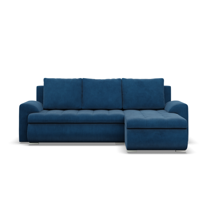 FORESTA LL Poso Corner Sofa, Side - RIGHT, Color - NAVY BLUE