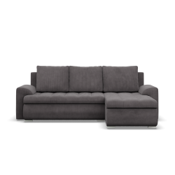 FORESTA LL Poso Corner Sofa, Side - RIGHT, Color - DARK GRAY