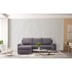 FORESTA LL Poso Corner Sofa, Side - RIGHT, Color - DARK GRAY