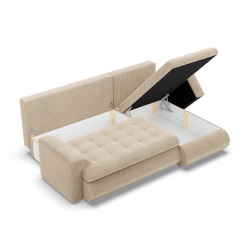 FORESTA LL Poso Corner Sofa, Side - RIGHT, Color - BEIGE