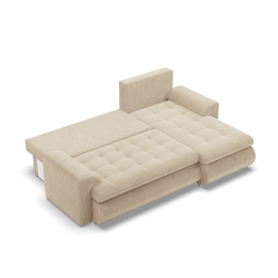 FORESTA LL Poso Corner Sofa, Side - RIGHT, Color - BEIGE