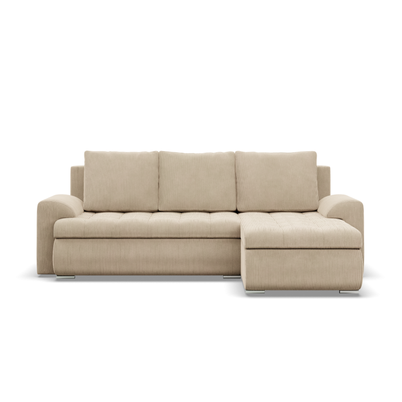 Ecksofa FORESTA LL Poso, Seite - RECHTS, Farbe - BEIGE