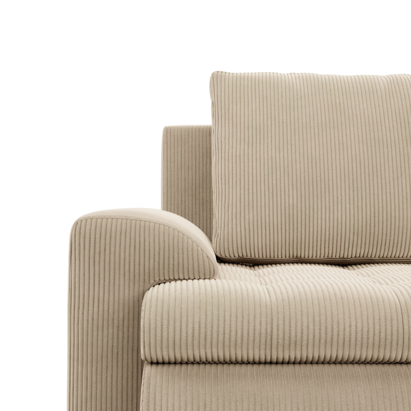Ecksofa FORESTA LL Poso, Seite - RECHTS, Farbe - BEIGE