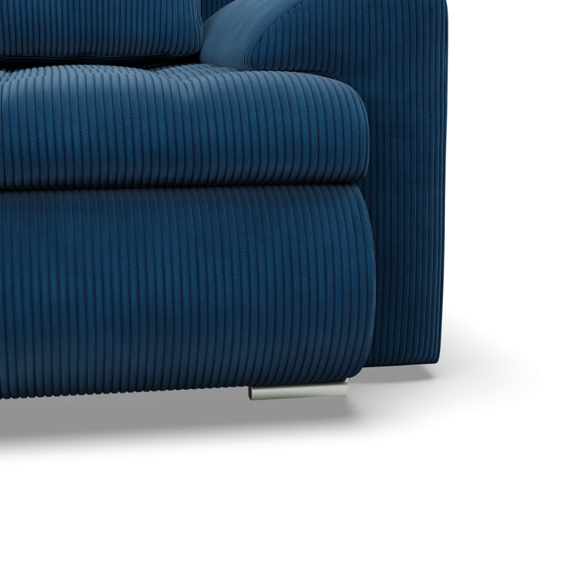 FORESTA LO Poso Corner Sofa, Side - LEFT, Color - NAVY BLUE
