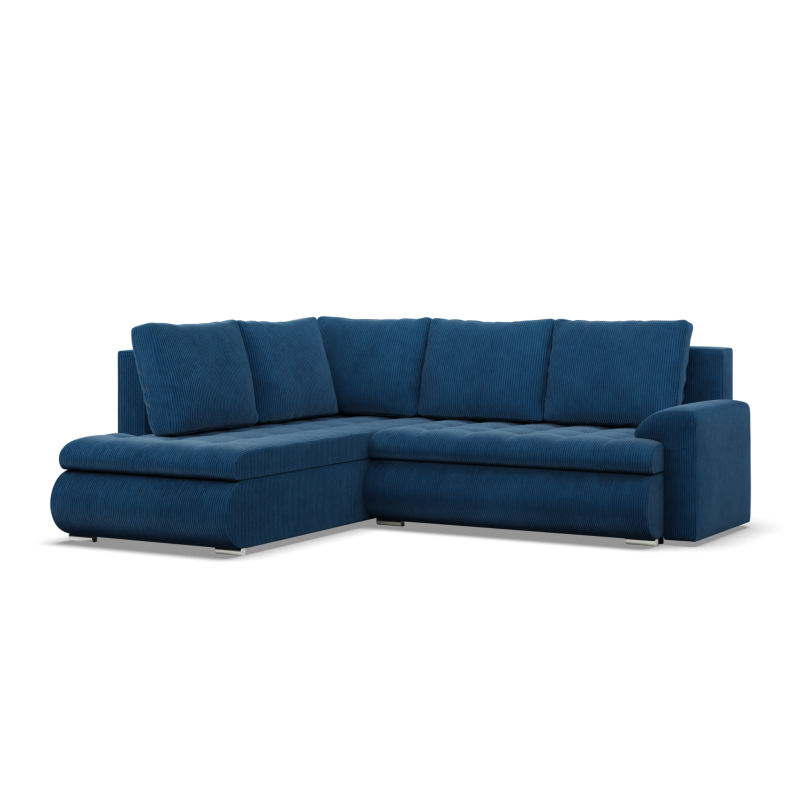 FORESTA LO Poso Corner Sofa, Side - LEFT, Color - NAVY BLUE