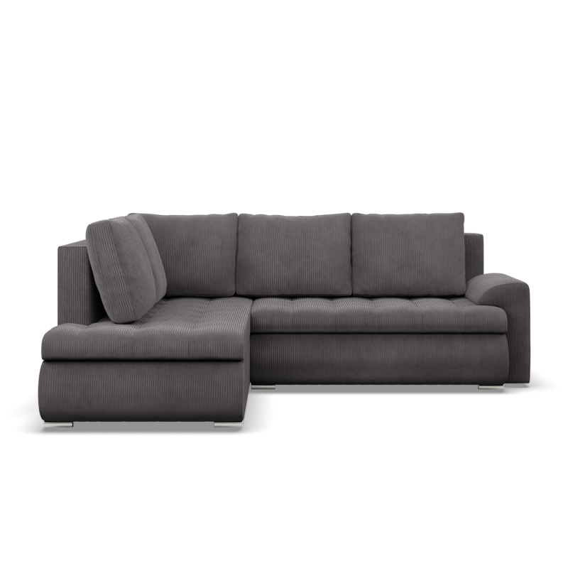FORESTA LO Poso Corner Sofa, Side - LEFT, Color - DARK GRAY