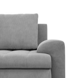 FORESTA LO Poso Corner Sofa, Side - LEFT, Color - LIGHT GRAY