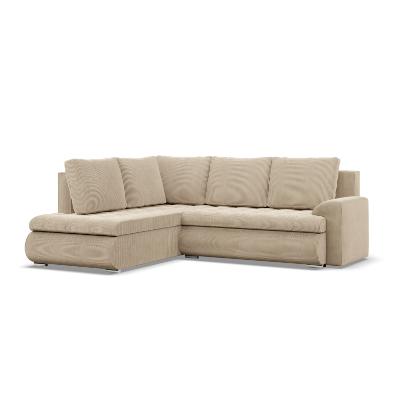 FORESTA LO Poso Corner Sofa, Side - LEFT, Color - BEIGE