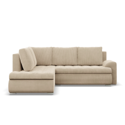 Ecksofa FORESTA LO Poso, Seite - LINKS, Farbe - BEIGE
