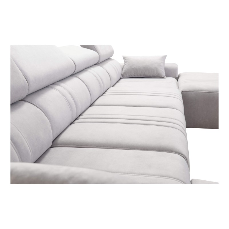 Ecksofa Verona XII Mix mit Schlaffunktion Samt, Vena 9 - Eleganz und Komfort in einem Möbelstück