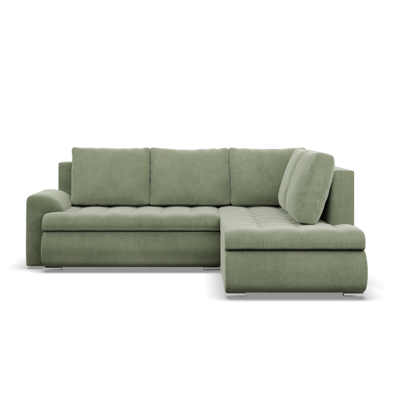 FORESTA LO Poso Corner Sofa, Side - RIGHT, Color - LIGHT GREEN