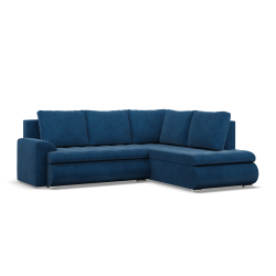 FORESTA LO Poso Corner Sofa, Side - RIGHT, Color - NAVY BLUE