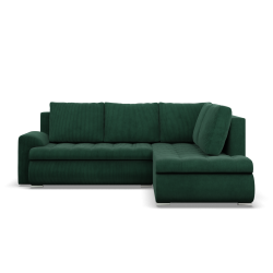 FORESTA LO Poso Corner Sofa, Side - RIGHT, Color - BOTTLE GREEN