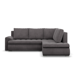 FORESTA LO Poso Corner Sofa, Side - RIGHT, Color - DARK GRAY