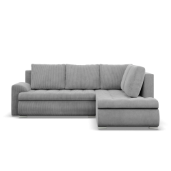 FORESTA LO Poso Corner Sofa, Side - RIGHT, Color - LIGHT GRAY