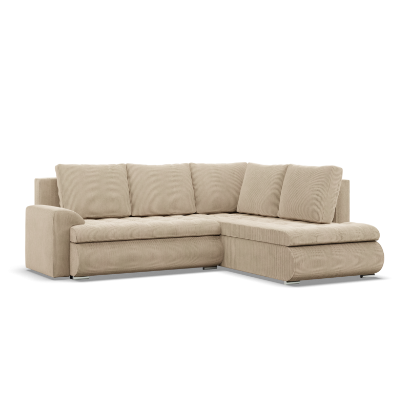 FORESTA LO Poso Ecksofa, Seite - RECHTS, Farbe - BEIGE