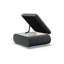 Puf FORESTA Kronos, Color - GRIS OSCURO