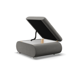 FORESTA Kronos Pouf, Color - LIGHT GRAY