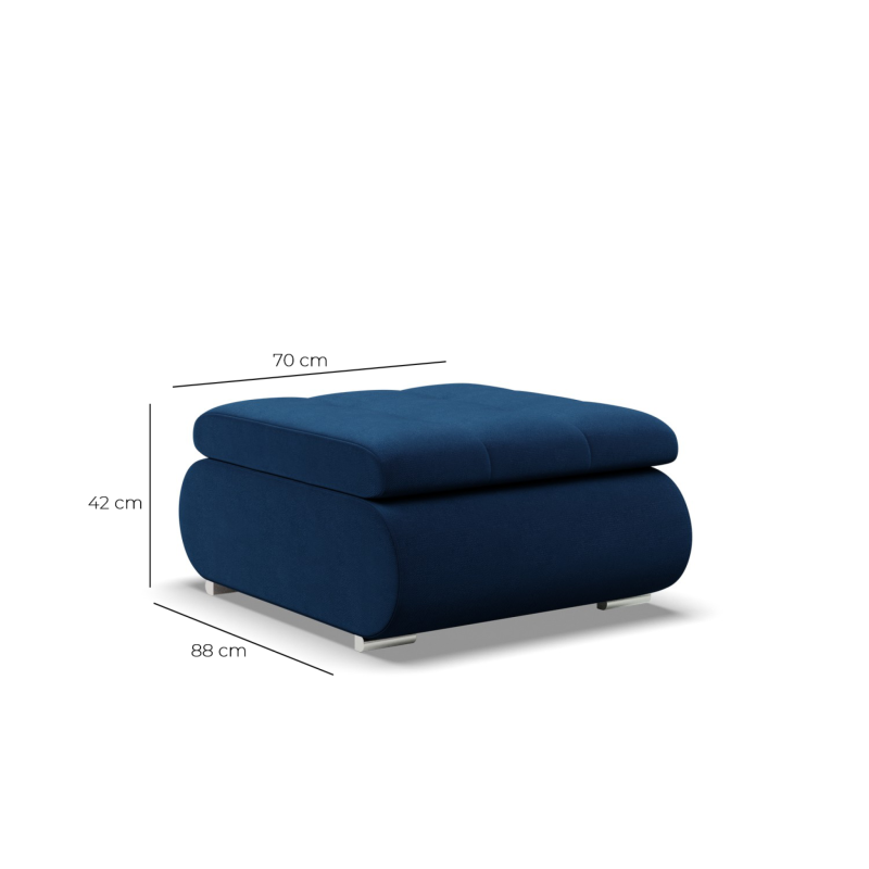 FORESTA Pouf, Color - BROWN + CAPPUCCINO