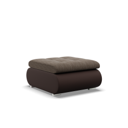 FORESTA Pouf, Color - BROWN + CAPPUCCINO