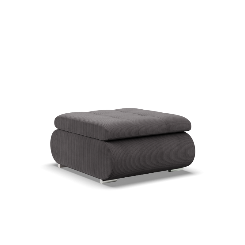 FORESTA Poso Pouf, Color - DARK GRAY