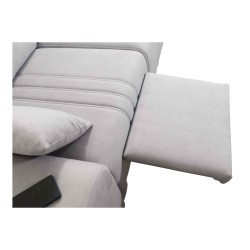 Esquina Verona XII Mix con función de cama Welur, Vena 9 - elegancia y comodidad en un solo mueble