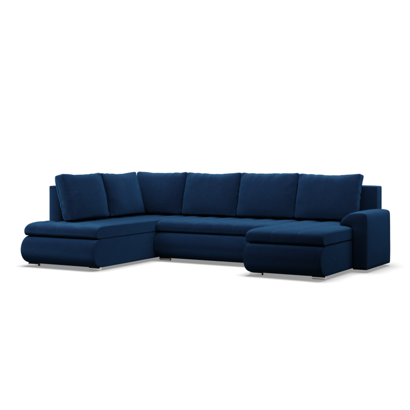Ecksofa FORESTA ULO Kronos, Seite - LINKS, Farbe - BLAU