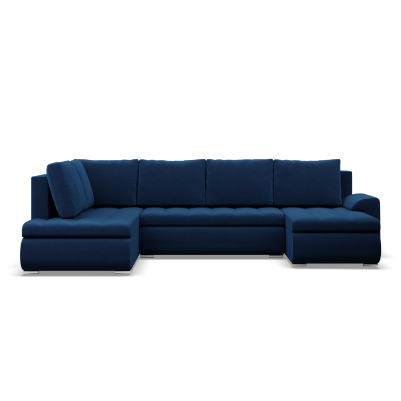 FORESTA ULO Kronos Corner Sofa, Side - LEFT, Color - NAVY BLUE
