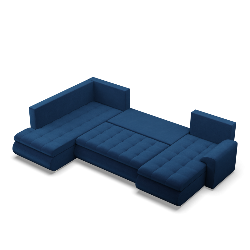 FORESTA ULO Kronos Corner Sofa, Side - LEFT, Color - NAVY BLUE