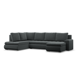 FORESTA ULO Corner Sofa Kronos, Side - LEFT, Color - DARK GRAY