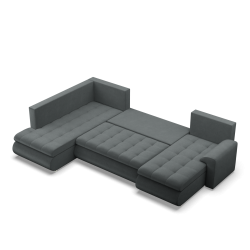 FORESTA ULO Corner Sofa Kronos, Side - LEFT, Color - DARK GRAY