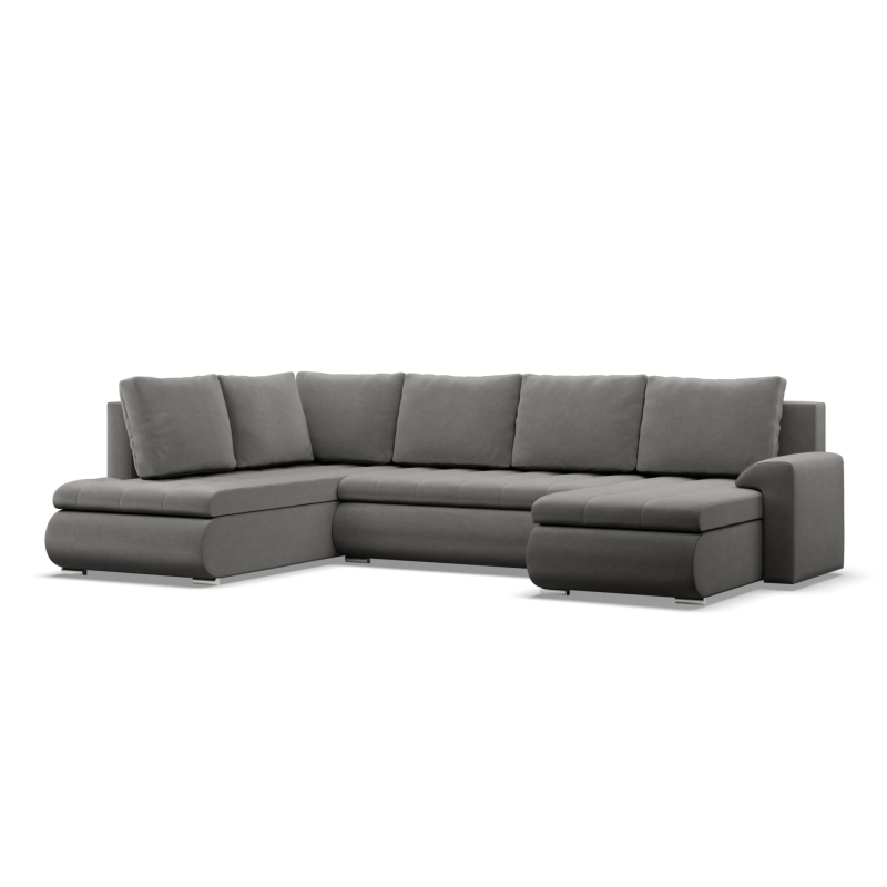 FORESTA ULO Kronos Corner Sofa, Side - LEFT, Color - LIGHT GRAY