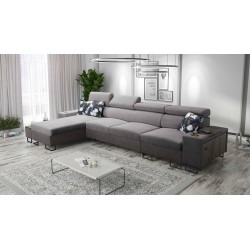 Esquina Prestige XII Mini con función para dormir y puerto USB, tela Suave al tacto, Freya 210.23 + Tauro 8207 | Tu Lugar de Con