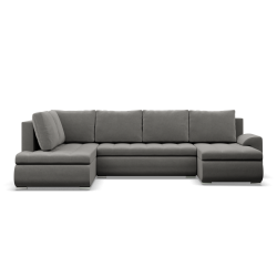 FORESTA ULO Kronos Corner Sofa, Side - LEFT, Color - LIGHT GRAY
