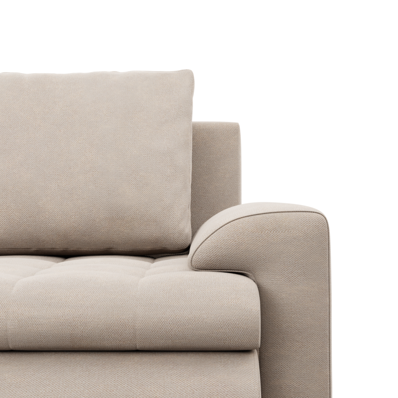FORESTA ULO Kronos Corner Sofa, Side - LEFT, Color - BEIGE