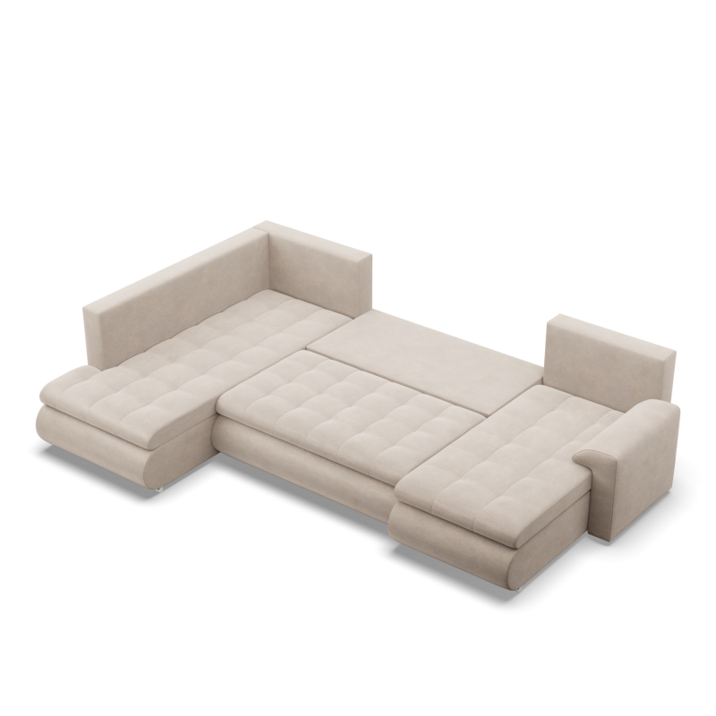 Ecksofa FORESTA ULO Kronos, Seite - LINKS, Farbe - BEIGE