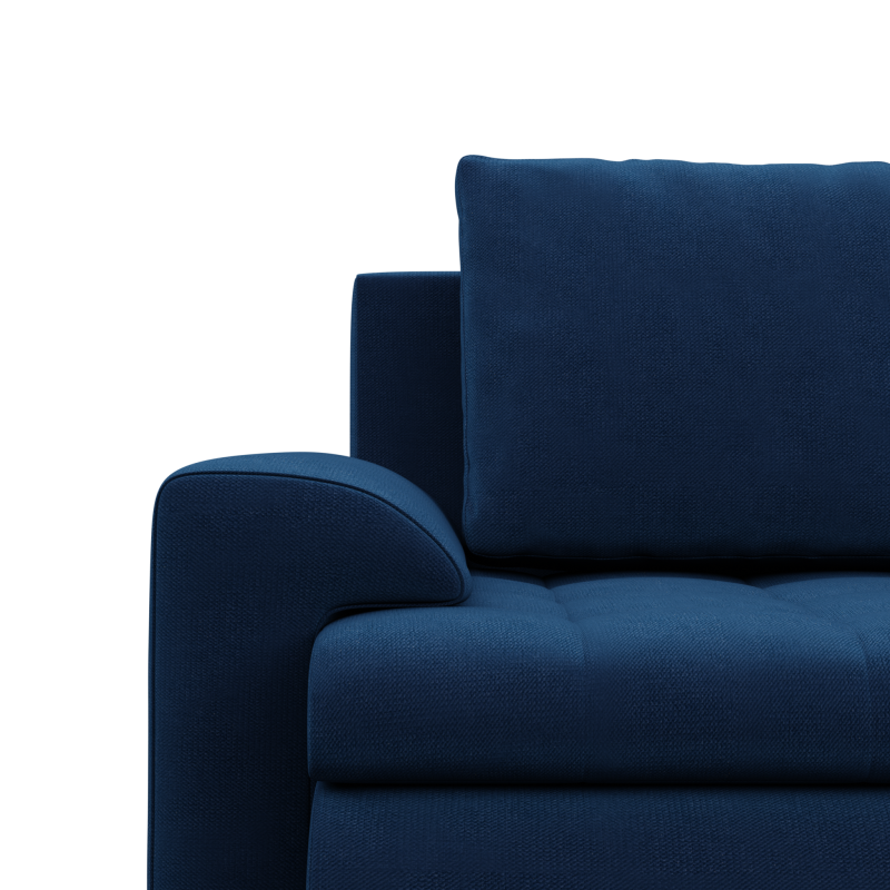 Ecksofa FORESTA ULO Kronos, Seite - RECHTS, Farbe - BLAU