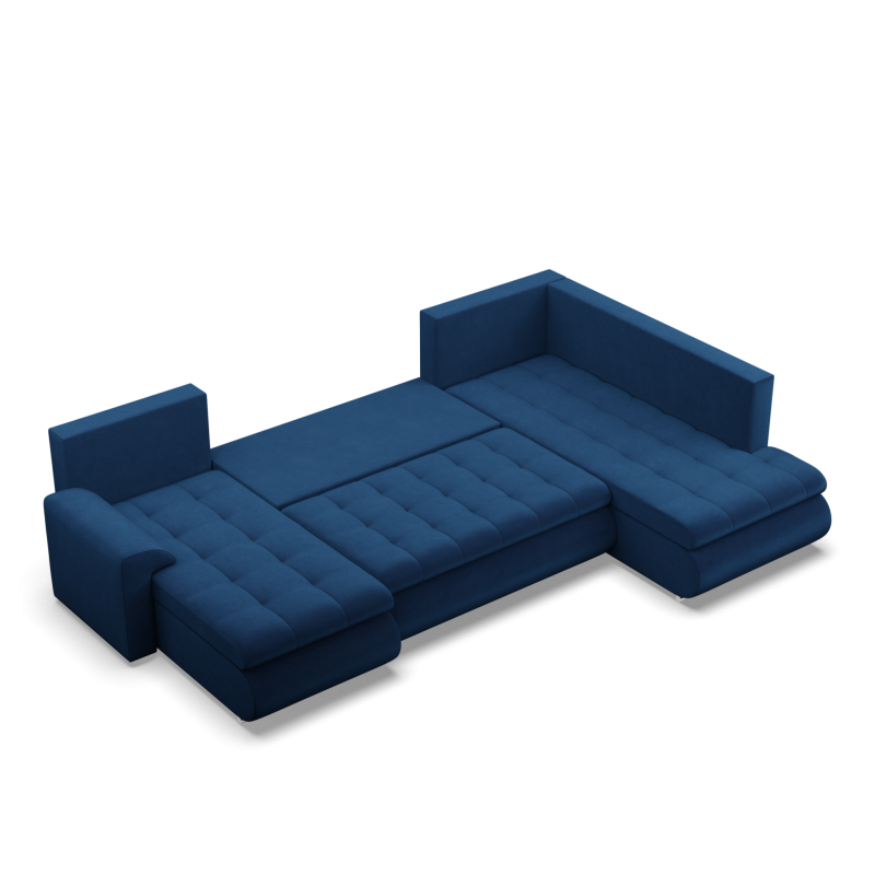 Ecksofa FORESTA ULO Kronos, Seite - RECHTS, Farbe - BLAU
