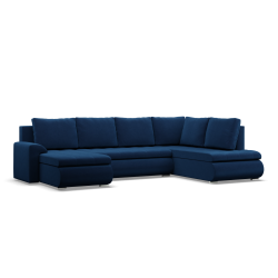 Ecksofa FORESTA ULO Kronos, Seite - RECHTS, Farbe - BLAU