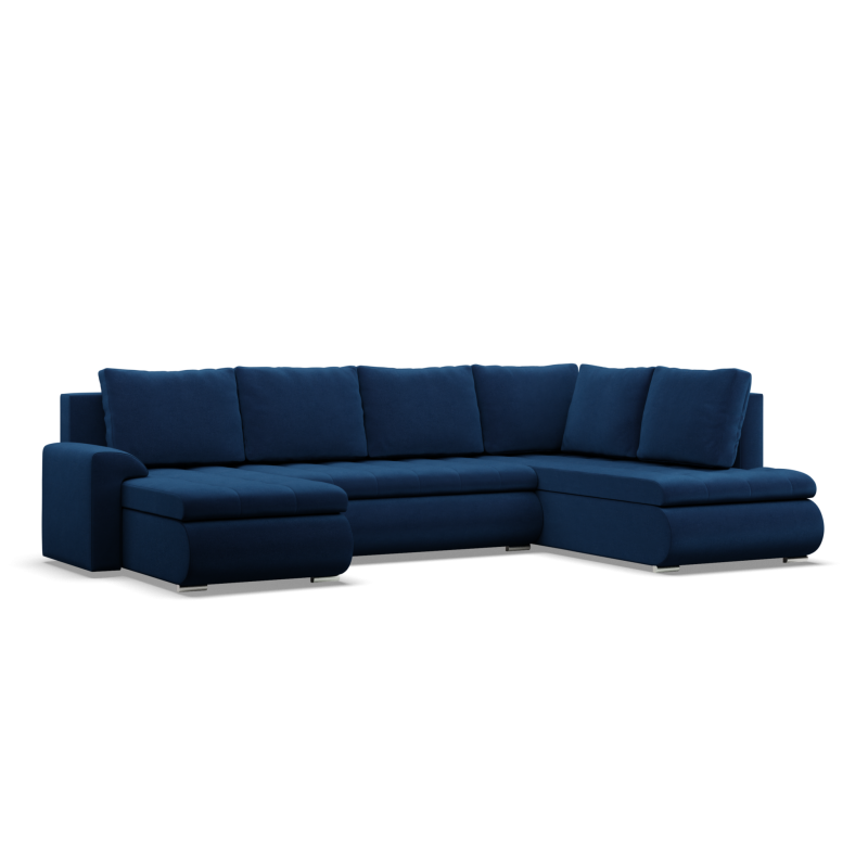 FORESTA ULO Kronos Corner Sofa, Side - RIGHT, Color - NAVY BLUE