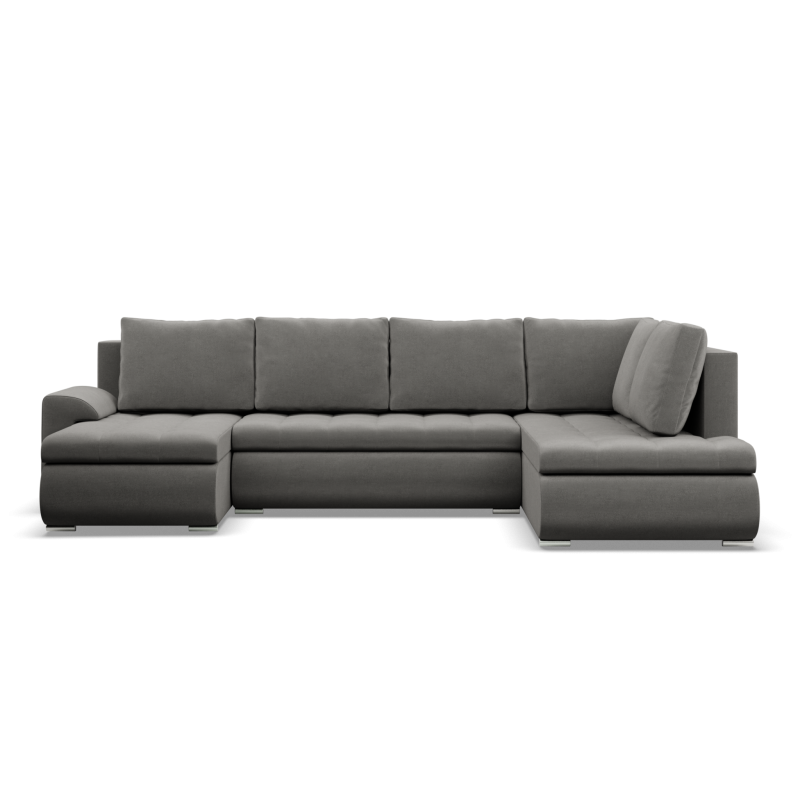 Ecksofa FORESTA ULO Kronos, Seite - RECHTS, Farbe - HELLGRAU