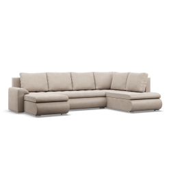 Ecksofa FORESTA ULO Kronos, Seite - RECHTS, Farbe - BEIGE