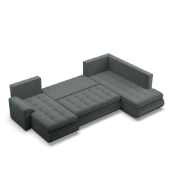 FORESTA ULO Kronos Corner Sofa, Side - RIGHT, Color - DARK GRAY