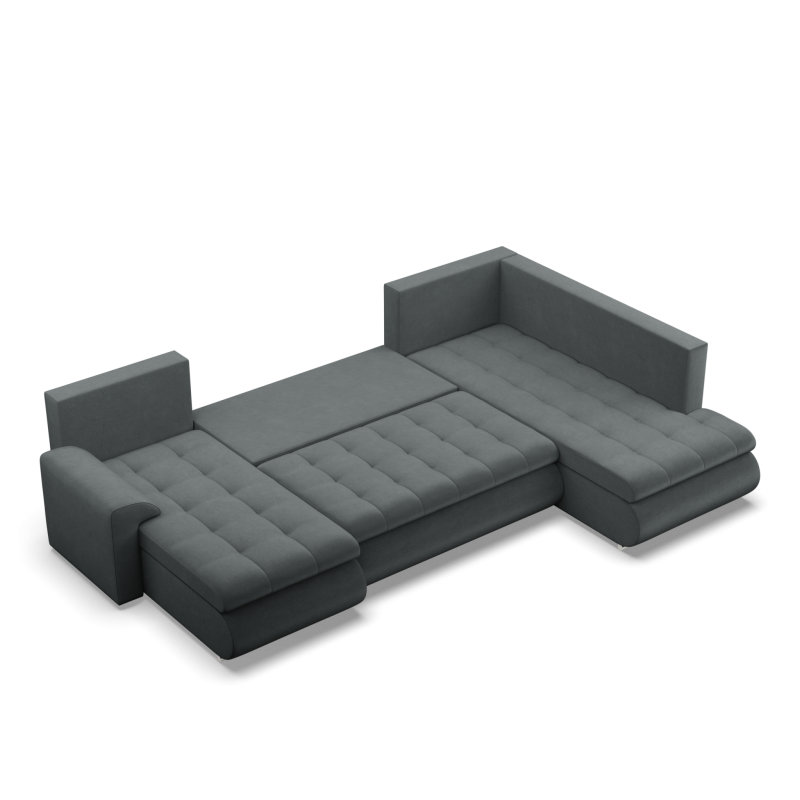 FORESTA ULO Kronos Corner Sofa, Side - RIGHT, Color - DARK GRAY